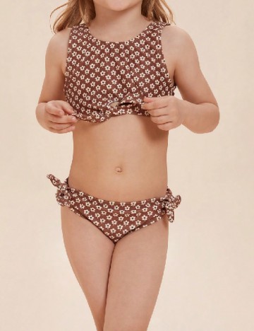 Costum de baie Shein Kids, maro