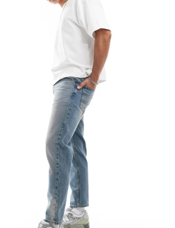 Blugi ASOS, albastru Albastru