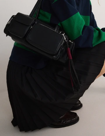 Fusta Reserved, negru Negru