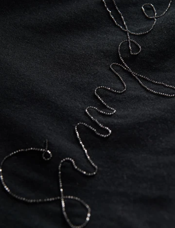 Tricou Reserved, negru