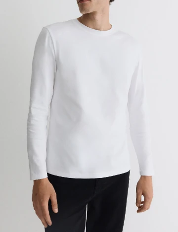 Bluza Reserved, alb Alb