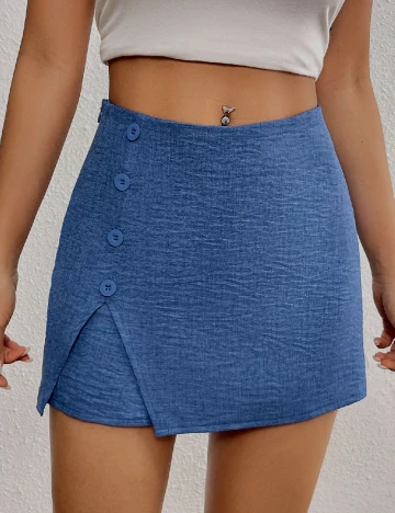 Fusta pantalon SHEIN, albastru Albastru