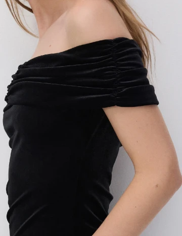 Rochie medie Reserved, negru Negru