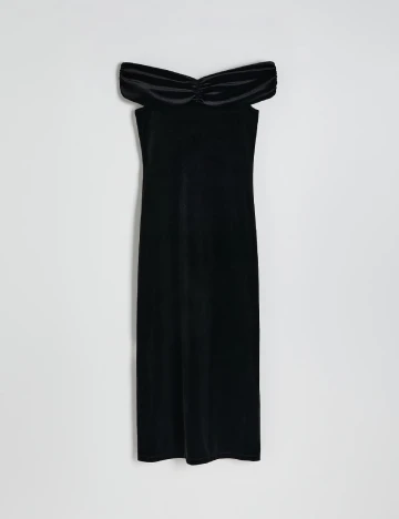 Rochie medie Reserved, negru Negru