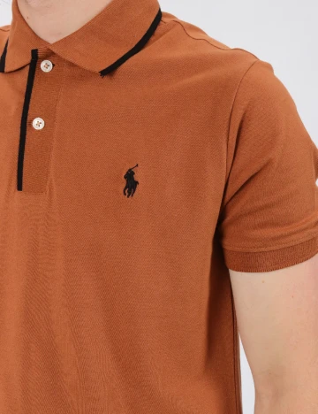 Tricou Polo Ralph Lauren, maro Maro