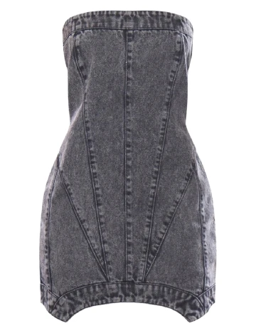 Rochie scurta PRETTYLITTLETHING, gri Gri