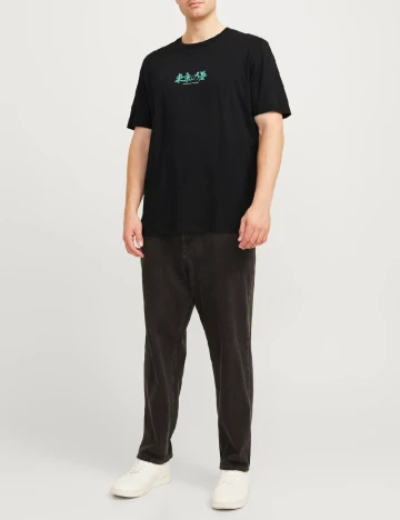 Tricou Jack&Jones Plus Size Men, negru Negru