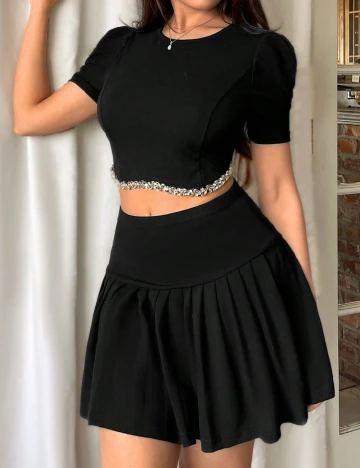 Compleu SHEIN, negru Negru