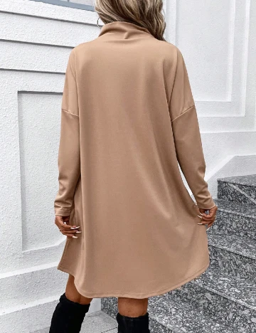 Rochie scurta SHEIN, maro Maro