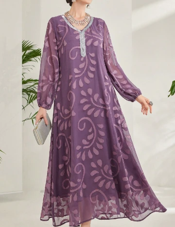 Rochie lunga SHEIN, mov Mov