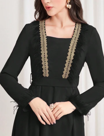 Rochie lunga SHEIN, negru Negru