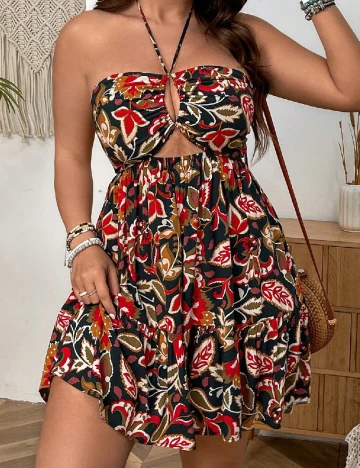 Rochie scurta SHEIN CURVE, mix culori Mix culori