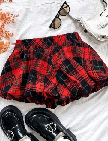 Pantaloni scurti SHEIN, rosu Rosu