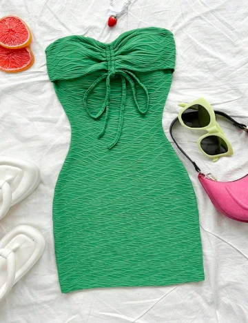 Rochie scurta SHEIN, verde Verde