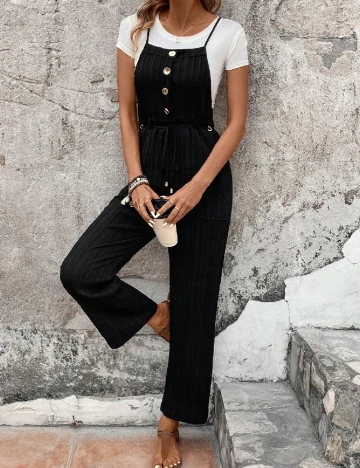 Salopeta SHEIN, negru Negru