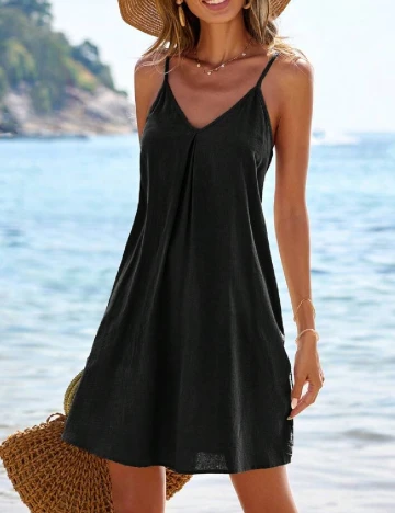 Rochie scurta SHEIN, negru Negru