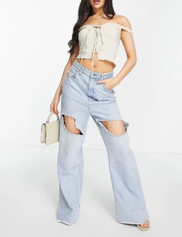 Top ASOS, bej Crem