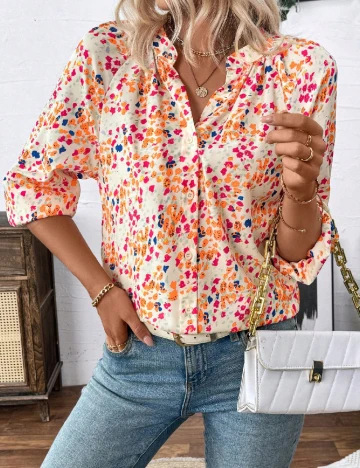 Camasa SHEIN, floral print Floral print