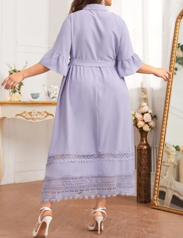 Rochie lunga SHEIN CURVE, lila Mov