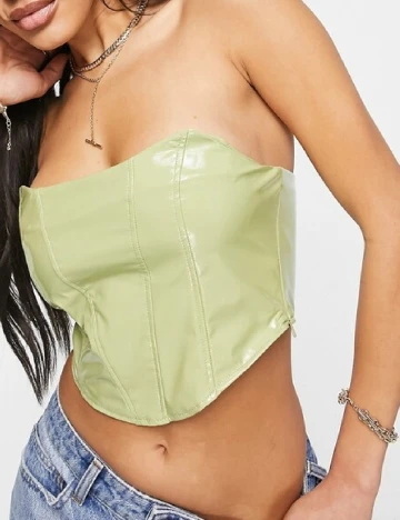 Top ASOS, verde Verde