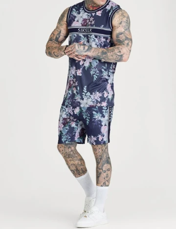 Pantaloni scurti SikSilk, bleumarin