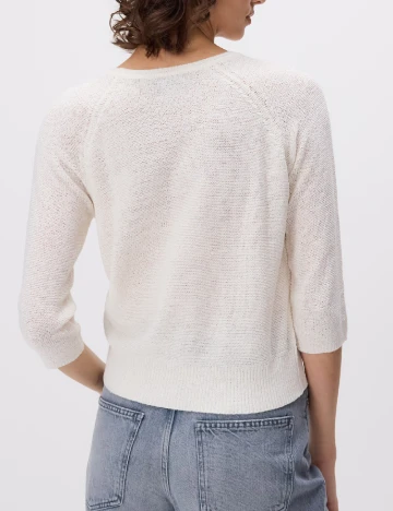 Bluza Reserved, alb Alb