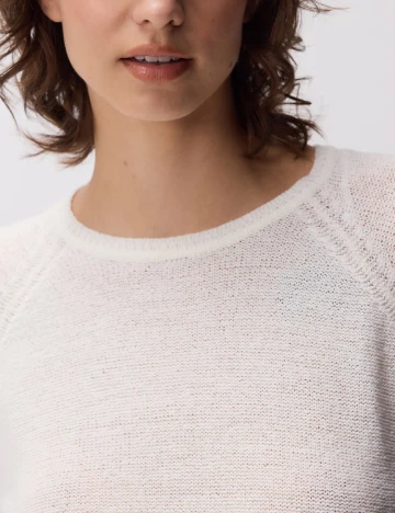 Bluza Reserved, alb Alb