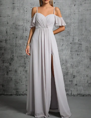 Rochie lunga SHEIN, gri Gri