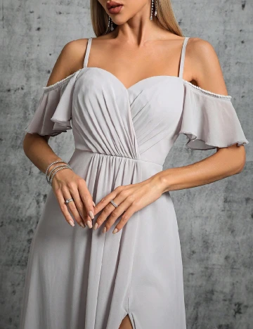 Rochie lunga SHEIN, gri Gri