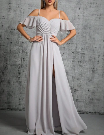 Rochie lunga SHEIN, gri Gri