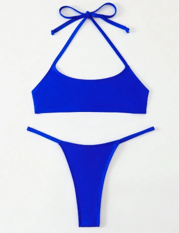 Costum de baie SHEIN, albastru Albastru