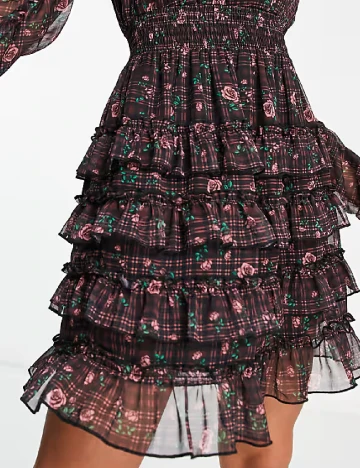 Rochie scurta Miss Selfridge, floral print Floral print