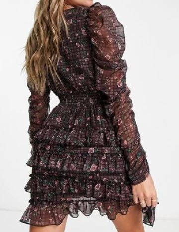 Rochie scurta Miss Selfridge, floral print Floral print