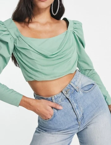 Top ASOS, verde Verde