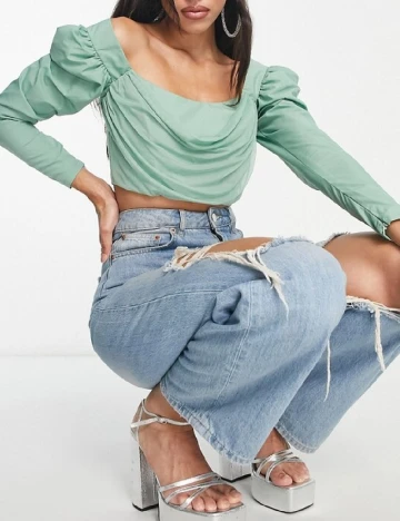 Top ASOS, verde Verde