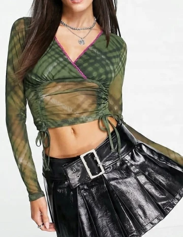 Top ASOS, verde Verde