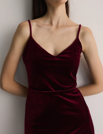 Rochie lunga Reserved, visiniu Rosu