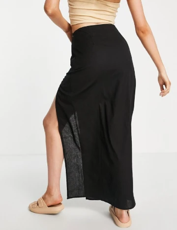 Fusta ASOS, negru Negru
