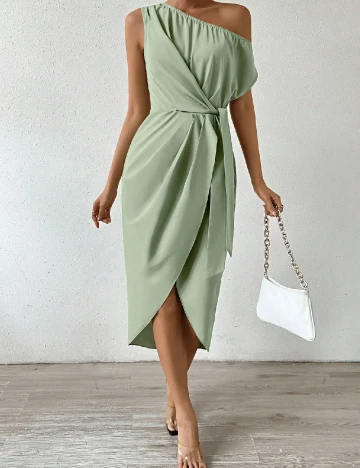 Rochie medie SHEIN, verde Verde