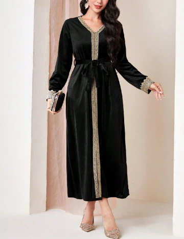Rochie lunga SHEIN, negru Negru