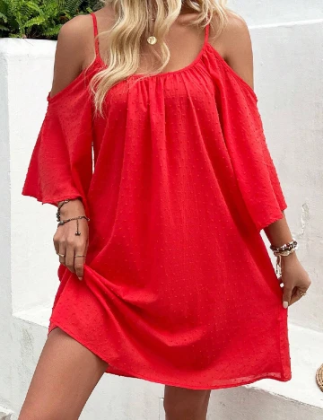 Rochie scurta SHEIN, rosu Rosu