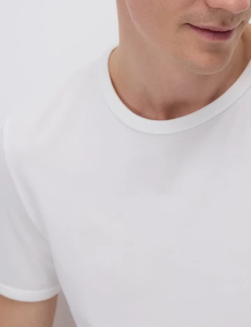 Tricou Reserved, alb Alb