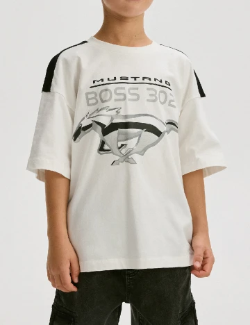 Tricou Reserved, alb