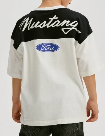 Tricou Reserved, alb