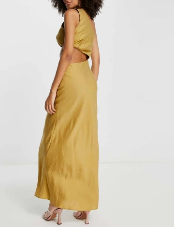 Rochie lunga ASOS, mustar Galben