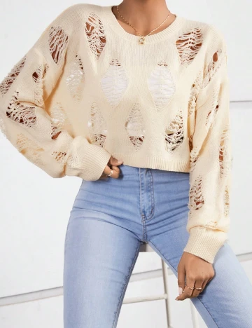 Top SHEIN, crem Crem