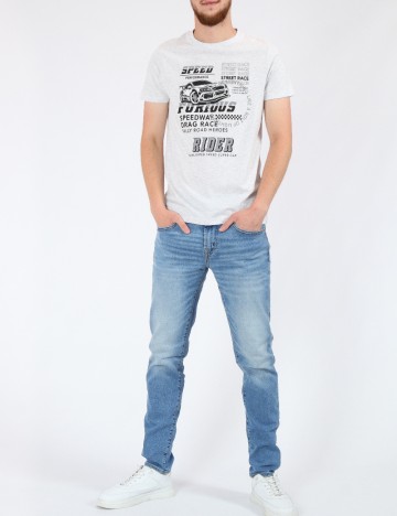 
						Tricou Milano Bulls, gri