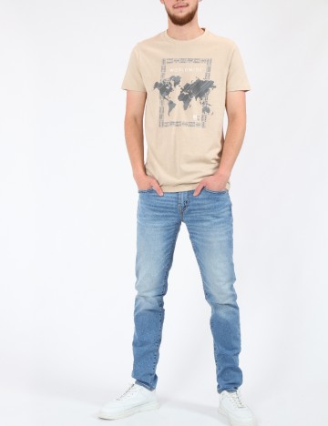 
						Tricou Milano Bulls, crem