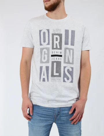 Tricou Milano Bulls, gri Gri