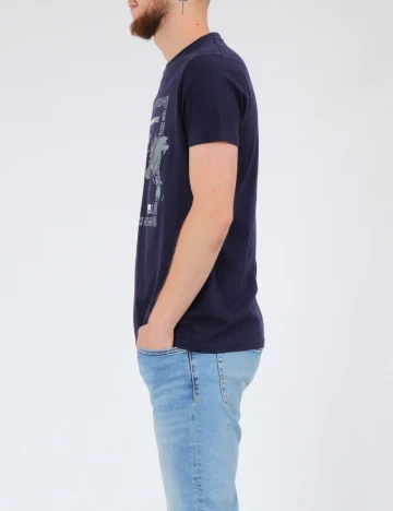Tricou Milano Bulls, bleumarin Albastru
